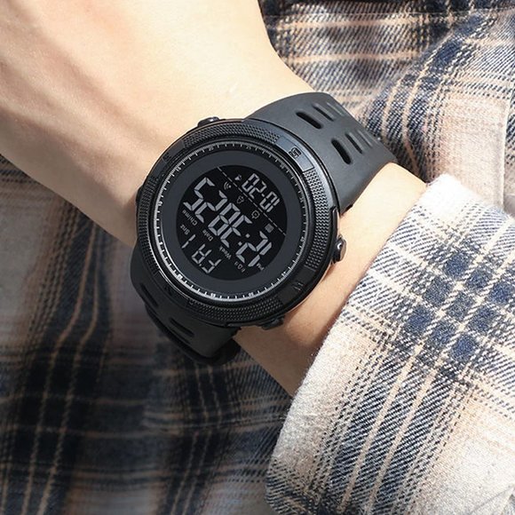 PU Band Time Back Light Wristwatches